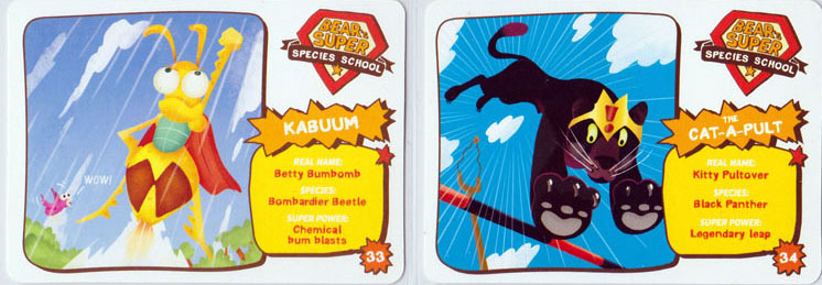 Yoyo Bear Super Species Cards